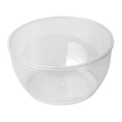 Контейнер под пресервы и мёд, 360мл "банка", "Плошка" d=112мм, h=55мм, полупрозрачный ПП