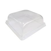 Крышка к контейнеру купол. 163х163х56 мм, прозр., ПЭТ, 50 шт/упак "OSQ" LidSmartPack 800 200 шт/кор РОССИЯ Lid SmartPack 800 купольная