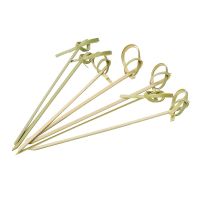 Пика 90 мм, диз. "Узелок", беж., бамбук, 25 шт/упак 50 упак/кор КИТАЙ 440-701