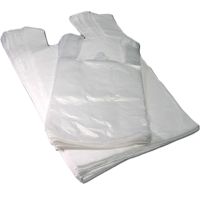 Пакет "Майка" [280+140]х500 мм 12 мкм, бел., ПНД, 100 шт/упак 30 упак/кор РОССИЯ