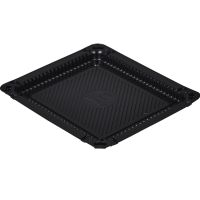 Контейнер для суши 1-секц. 184х162х12 мм, без крышки, черн., ПЭТ, 900 шт/кор "Комус" 900 шт/упак РОССИЯ С-18 ПЭТ