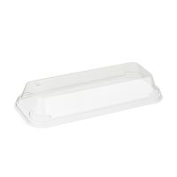 Крышка к контейнеру для суши 219х89х38 мм, прозр., ПЭТ, 560 шт/кор "Комус" 560 шт/упак РОССИЯ С-020К