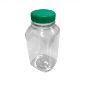 Бутылка ПЭТ 250 мл, квадр., прозр., горло d38 мм, крышка в компл., 300 шт/кор РОССИЯ 0,25 BRC квадрат.