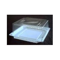 Упаковка для торта [комплект разъем.] 238х238х100[195х195х90] мм, прозр., ОПС, 110 шт/кор "Тефо" 110 шт/упак РОССИЯ Т-211