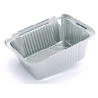 Форма алюминиевая 1-секц. 586 мл 145х120х57 мм, без крышки, алюм., 100 шт/упак 1 800 шт/кор РОССИЯ SP44L