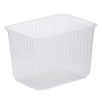 Контейнер прямоугольный 179х132х126мм, 2000 мл, полупрозрачный