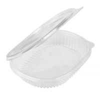 Контейнер 250 мл 1-секц. 137х132х22 мм, неразъем.крышка, прозр., ПЭТ, 520 шт/кор "Комус" 520 шт/упак РОССИЯ РКСП-250/11 (ОП) (ТТ) ПЭТ