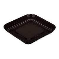 Упаковка для торта [дно] 205х205х15[164х164х8] мм, коричн., ПС, 200 шт/кор "Комус" 200 шт/упак РОССИЯ Т-016Д