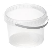Ведро пищевое 500 мл, d100хh80 мм, с ручкой, без крышки, прозр., ПП, 600 шт/кор "Альянсупак" 600 шт/упак БЕЛАРУСЬ ДВ-0,5/100А ОС