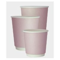 Стакан бумажный 400 мл 2 сл., d90 мм, роз., карт., 18 шт/упак "SaaMi" 360 шт/кор РОССИЯ 59451