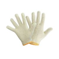 Перчатки нитяные, 4 нит., 10 кл., бел., Х/Б, 10 пар/упак 500 пар/кор РОССИЯ