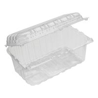 Контейнер 900 мл 1-секц. 188х115х90 мм, неразъем.крышка, прозр., ПЭТ, 240 шт/кор "Протэк" 240 шт/упак РОССИЯ ПР-РКФ-900