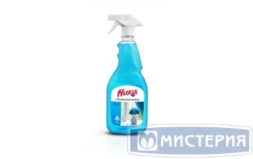 Средство для мытья стекол и зеркал "Ника" Стеклоочиститель, триггер, 750 мл 15 шт/кор РОССИЯ