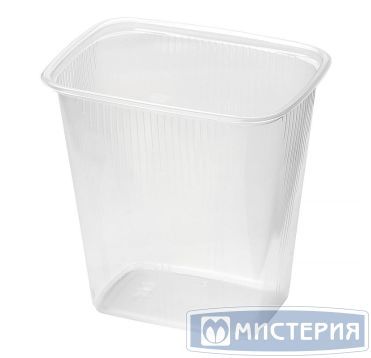 Контейнер 500 мл 1-секц. 108х82х103 мм, серия 108, без крышки, прозр., ПП, 100 шт/упак 1 000 шт/кор РОССИЯ К 108-500
