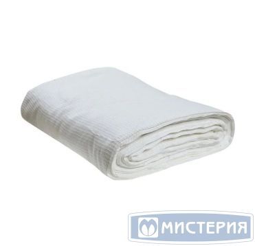 Полотно вафельное 400мм х 50м, 110 гр/м2, бел. 8 рул/кор РОССИЯ