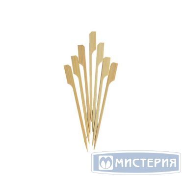 Пика 120 мм, диз. "Гольф", беж., бамбук, 100 шт/упак 40 упак/кор КИТАЙ 440-705