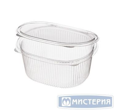 Контейнер овал 175х149х79мм,1000 мл, прозрачный