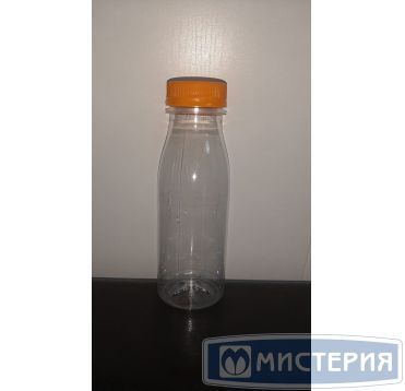 Бутылка ПЭТ 250 мл, прозр., горло d38 мм, крышка в компл., 150 шт/кор 150 шт/упак РОССИЯ 0,25 BRC