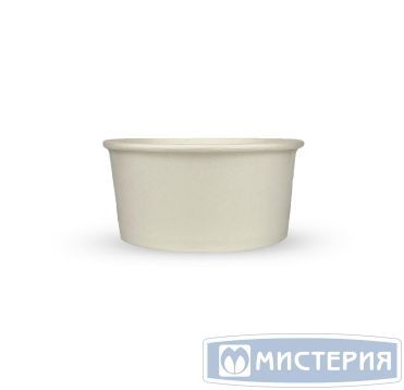 Контейнер 750 мл, d145хh70 мм, без окна, без крышки, бел., карт., 50 шт/упак 400 шт/кор РОССИЯ