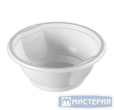 Тарелка одноразовая глубокая 600 мл, d155 мм, бел., ПП, 50 шт/упак 1 000 шт/кор РОССИЯ 230-0724