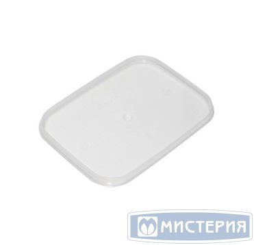 Крышка для контейнера под пресервы и мёд, 118х89мм, прозрачная ПП