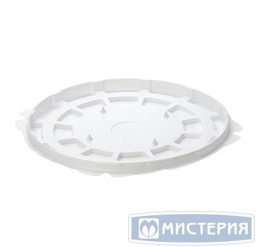 Упаковка для торта [дно] d245хh16[d215хh11] мм, бел., ПС, 170 шт/кор "Комус" 170 шт/упак РОССИЯ Т-218ДШ