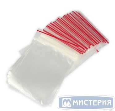 Пакет Zip-Lock 120х180 мм, прозр., ПВД, 100 шт/упак 150 упак/кор КИТАЙ 0000116236
