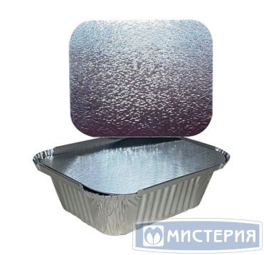 Крышка для формы алюм. 140х115 мм, карт.фольг., 100 шт/упак 1 200 шт/кор РОССИЯ R28