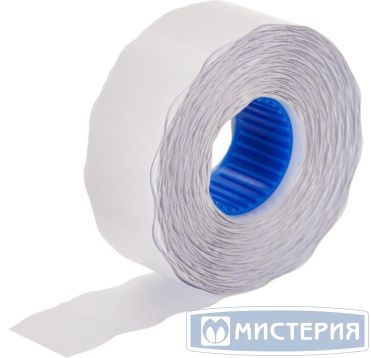 Этикет-лента 26х12 мм, волн., бел., бум., 1000 шт/рул 180 рул/кор РОССИЯ -