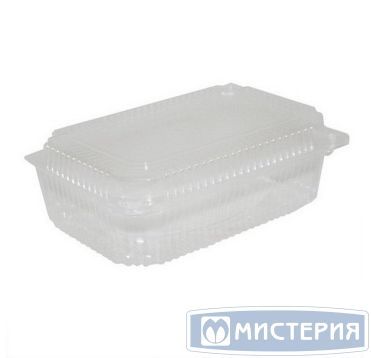 Упаковка 1,48=(1,14+0,35)л, внеш. 212x137x67мм, внутр. 200х124х61мм, прозрачная, ОПС