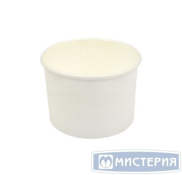 Креманка 250 мл, d93хh65 мм, без окна, без крышки, бел., карт., 50 шт/упак 800 шт/кор РОССИЯ