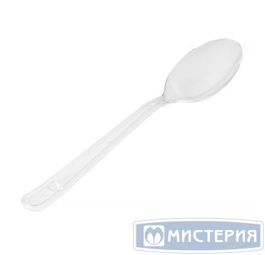 Ложка одноразовая Кристалл 180 мм, прозр., ПС, 50 шт/упак 2 500 шт/кор РОССИЯ 4010П