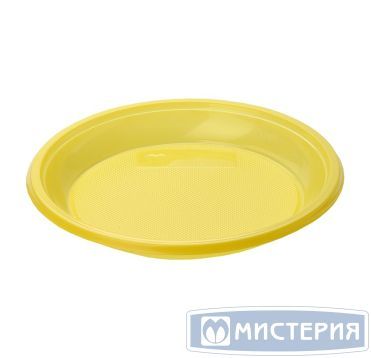 Тарелка десертная, d 167мм, жёлтая