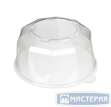 Упаковка для торта [крышка] d261хh121[d245хh117] мм, прозр., ПЭТ, 125 шт/кор "Комус" 125 шт/упак РОССИЯ Т-023 К