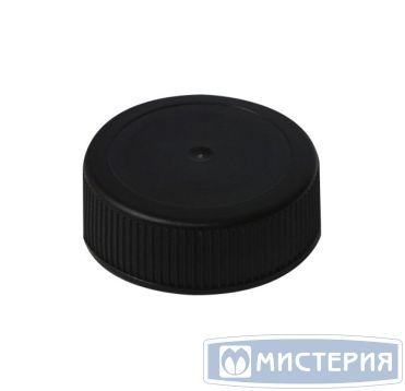 Крышка винтовая d38 мм, черн., ПП, 3600 шт/кор РОССИЯ 38 черный