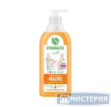 Мыло жидкое "Synergetic" Фруктовый микс, дозатор, 500 мл 14 шт/кор РОССИЯ 105055/14