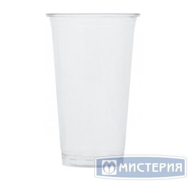Одноразовый стакан для холодного, 0.5л, d 95мм, h 145мм, прозрачный, шейкер, ПЭТ