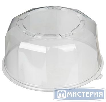 Упаковка для торта [крышка] d246хh115[d232хh110] мм, прозр., ПЭТ, 132 шт/кор "Комус" 132 шт/упак РОССИЯ Т-022 КН