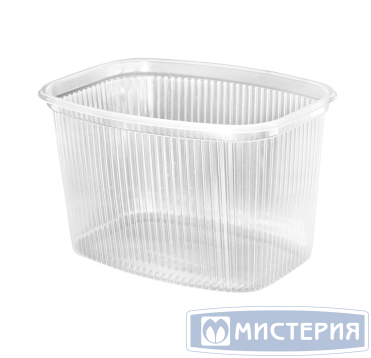 Контейнер 750 мл 1-секц. 139х102х90 мм, без крышки, прозр., ПП, 50 шт/упак 1 000 шт/кор РОССИЯ А 139-750
