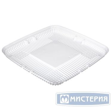 Дно для торта, квадратное, внеш. 335х335х20мм, внутр. 288х288, белое, ПС