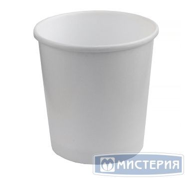 Контейнер 440 мл, d98хh99 мм, без окна, без крышки, бел., карт., 25 шт/упак "SaaMi" 400 шт/кор РОССИЯ 75400