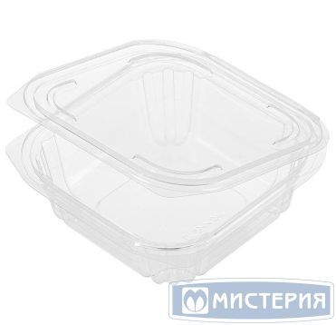 Контейнер 750 мл, прямоугольный, 165х170х54мм, прозрачный