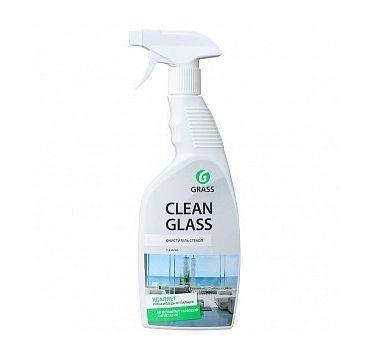 Средство для мытья стекол и зеркал "Grass" Clean Glass, Супер блеск, триггер, 600 мл 8 шт/кор РОССИЯ 130600