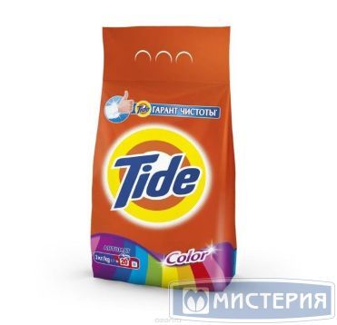 Стиральный порошок для цветного белья "Tide" Color, автомат, 3000 г 6 шт/кор РОССИЯ