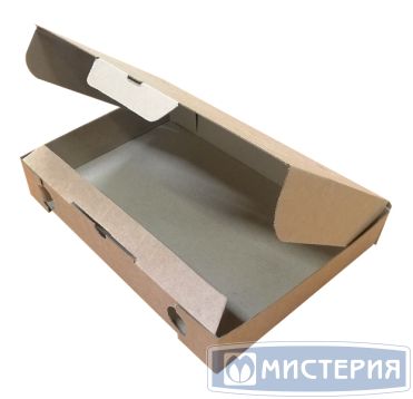 Коробка для пиццы 320х220х50 мм, крафт, микрогофрокарт.Т-21/Т-11 Е, 50 шт/кор 50 шт/упак РОССИЯ