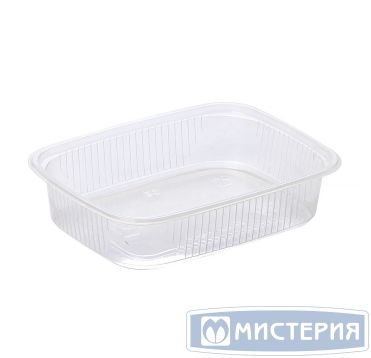 Контейнер 125 мл 1-секц. 108х82х26 мм, серия 108, без крышки, прозр., ПП, 100 шт/упак 1 000 шт/кор РОССИЯ К 108-125