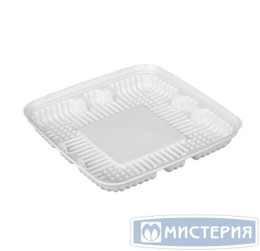Дно для торта, квадратное, 195х195х14мм, белое, ПС