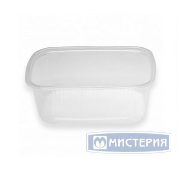 Контейнер 200 мл, прямоугольный, 108х82х38 мм, полупрозрачный