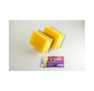 Губки для посуды профилированные "Профи2" 65х90х45мм, поролон 2сл.