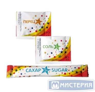 Соль порционная 1 г, саше, 5000 шт/кор 5 000 шт/упак РОССИЯ -